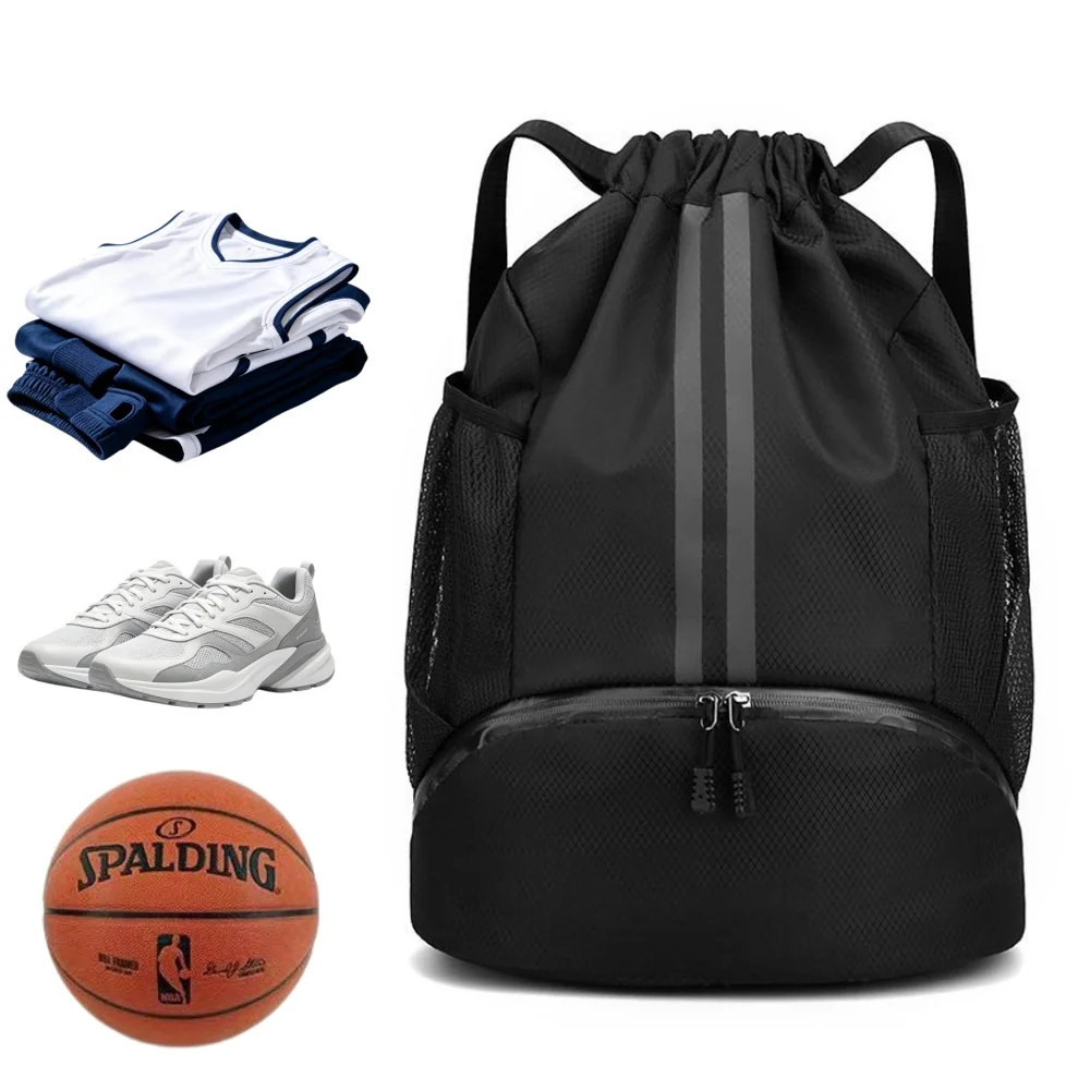 Drawstring Sports Backpack,Lig - Sports Equipment Storage 评论和价格