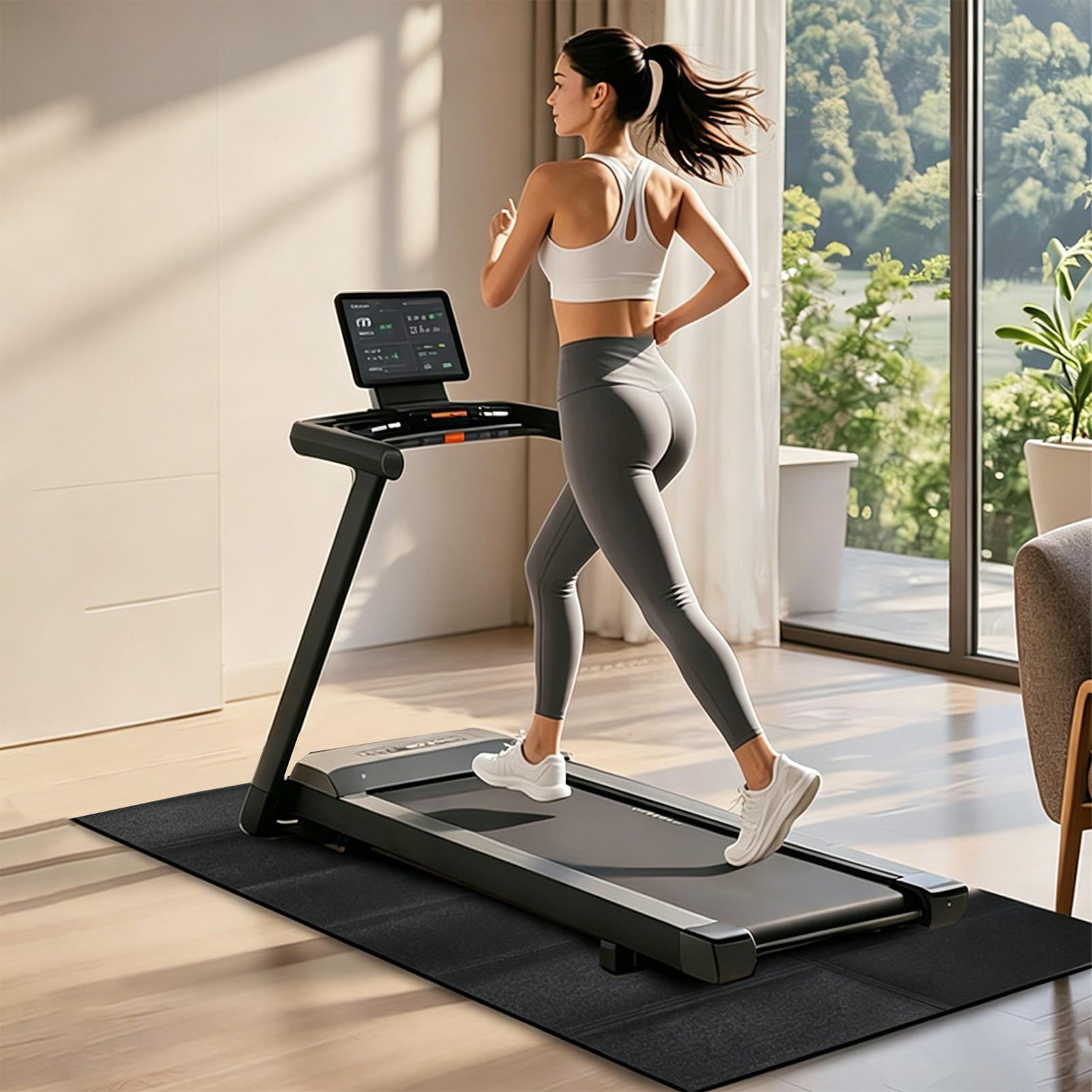 Treadmill Mat Vibration Absorb - Sports Equipment At Home 评论和价格