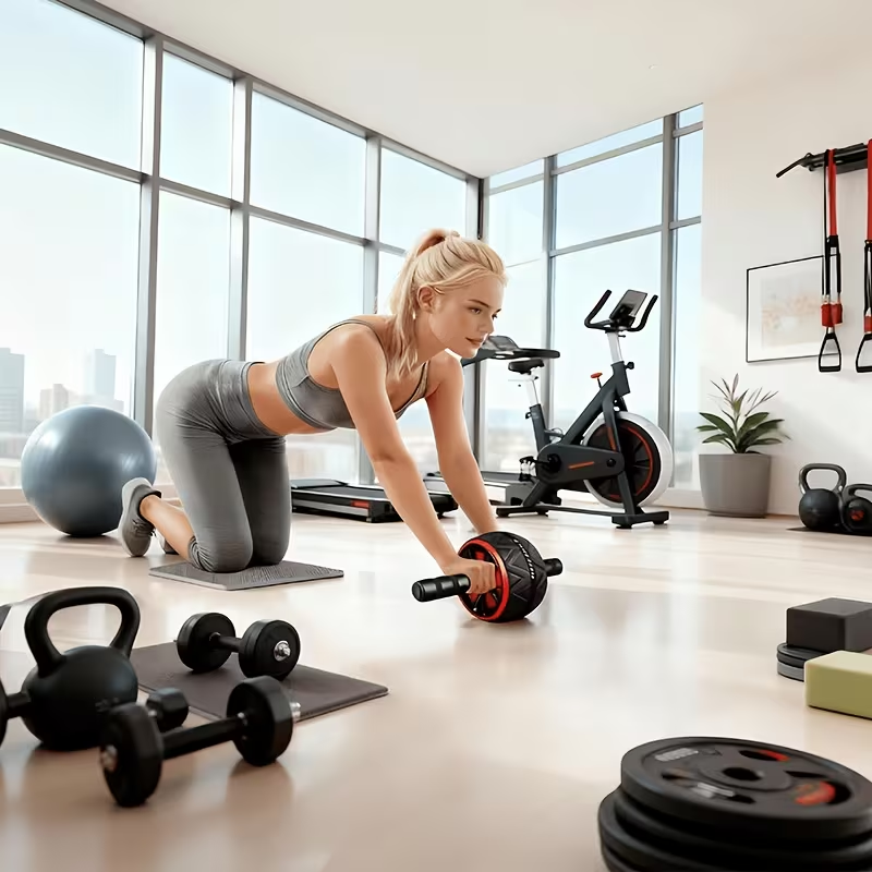 Ab Roller Wheel and Knee Mat,  - Sports Equipment List 评论和价格