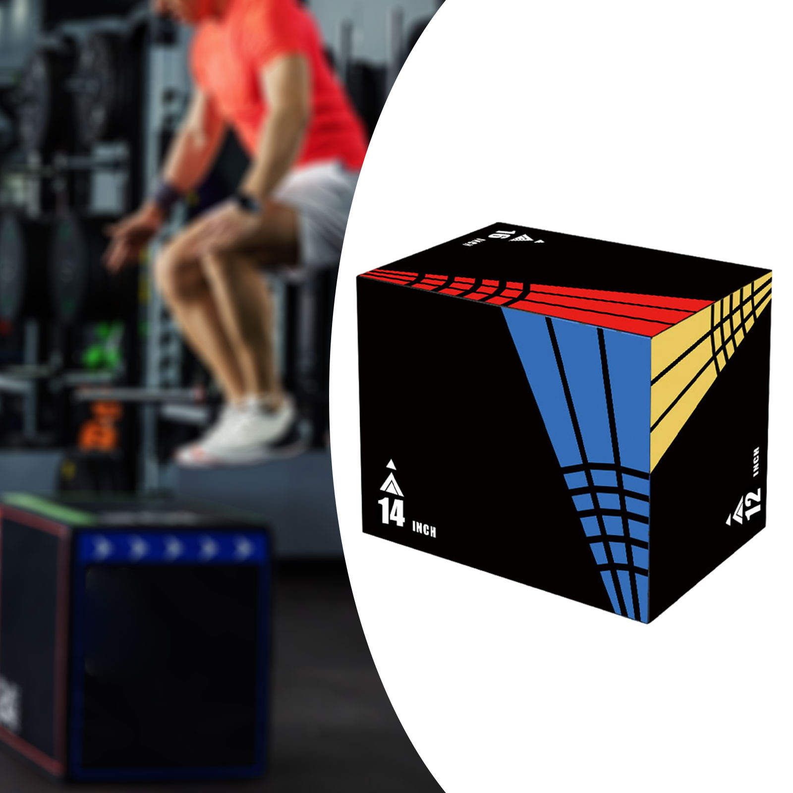 3-in-1Jump Box Plyometric Box  - Sports Equipment List 评论和价格