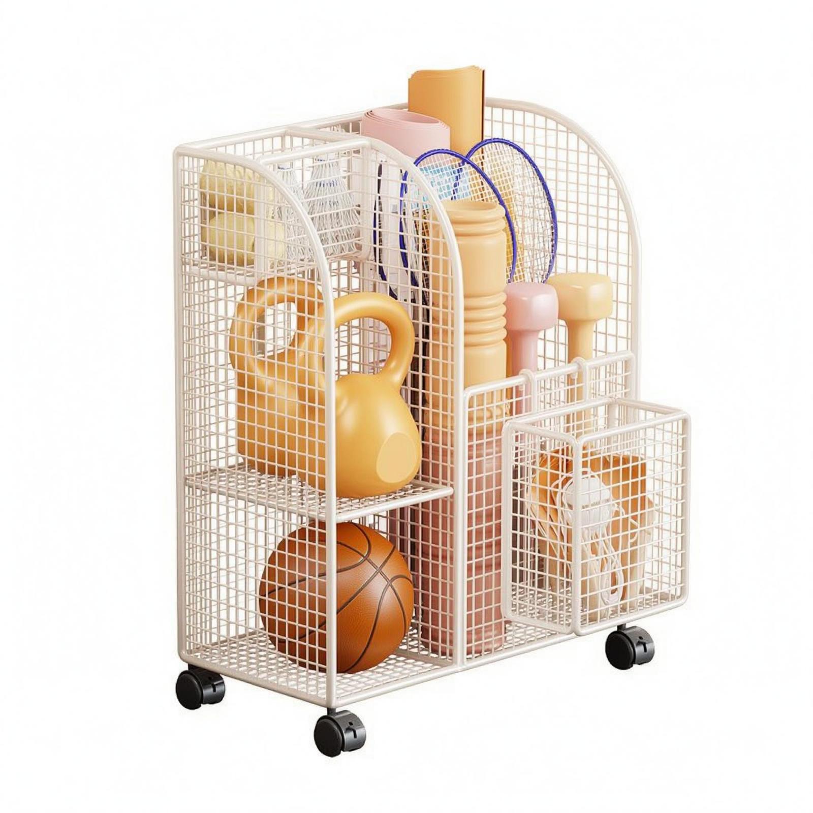 Multi Section Metal Wire Stora - Sports Equipment Storage 评论和价格