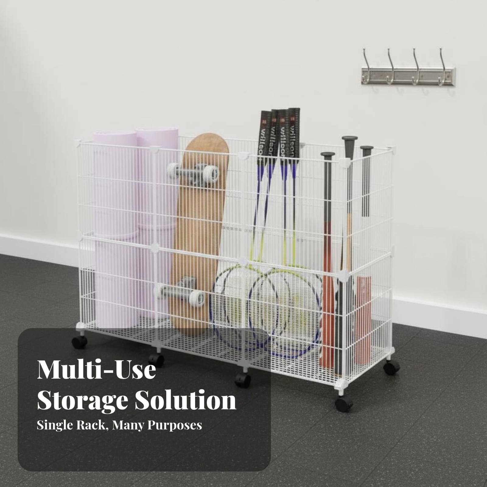 Sports Equipment Storage Cart  - Sports Equipment Storage 评论和价格