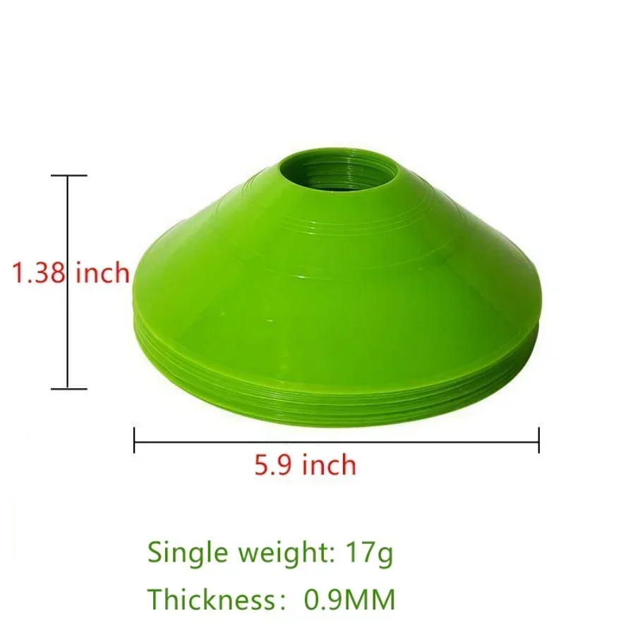 10Pcs Soccer Cones Disc Footba - Football Training Cone 评论和价格
