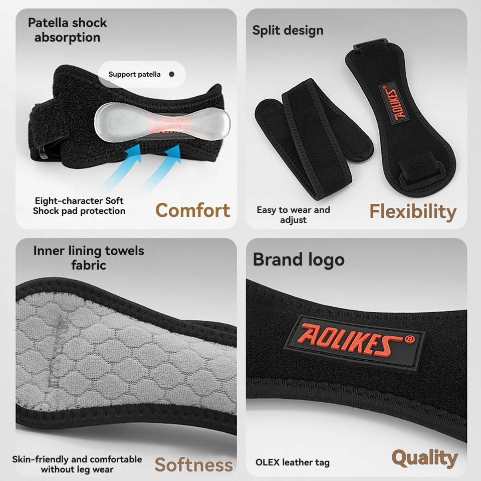 AOLIKES 1PCS Sports Patella Br - Volleyball Knee Pad 评论和价格