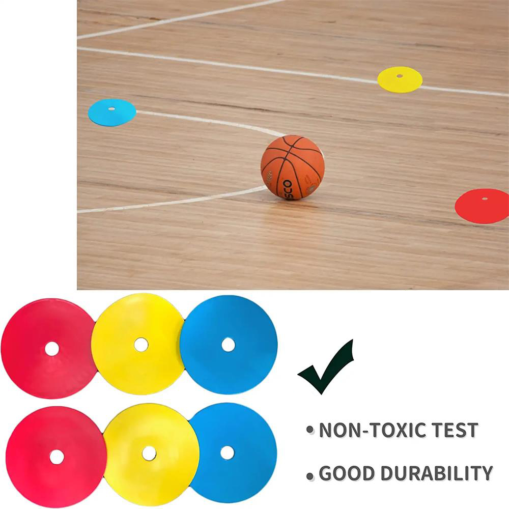 10pcs Soccer Flat Cones Marker - Football Training Cone 评论和价格